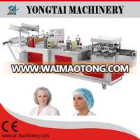 Best Price Automatic Disposable PE Non Woven Fabric Bouffant Cap Making Machine